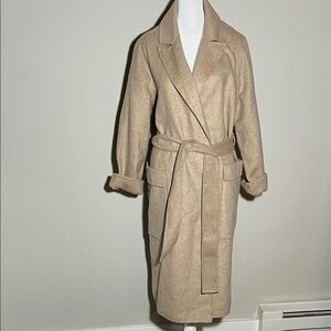 Zara Tan Belted Coat